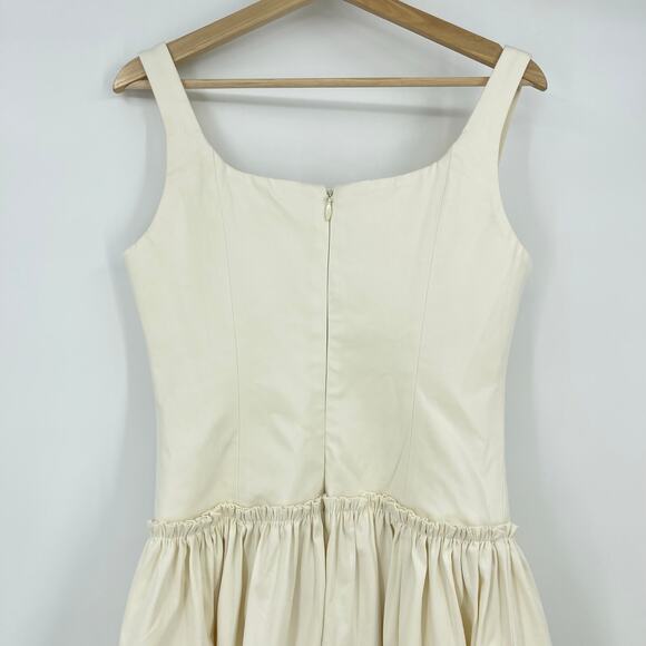 LOBA | Lalia Bustier A-Line Midi Dress Ivory M - Picture 12 of 15